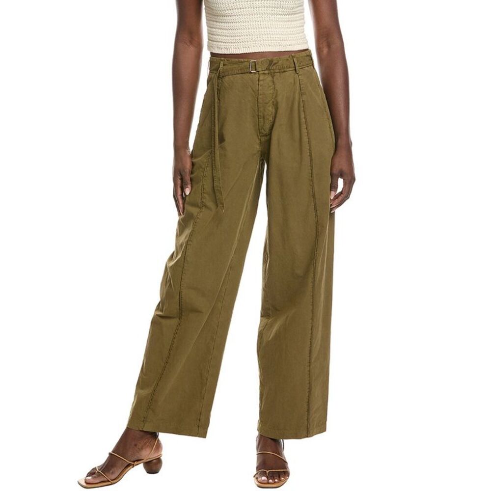 Co Womens  Drop Waist Pant, Green